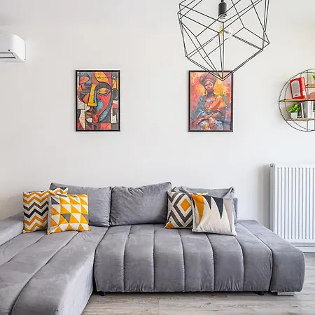 Apartmán Elite -chic Serenity With Ac In A Free Park Zone Budapešť